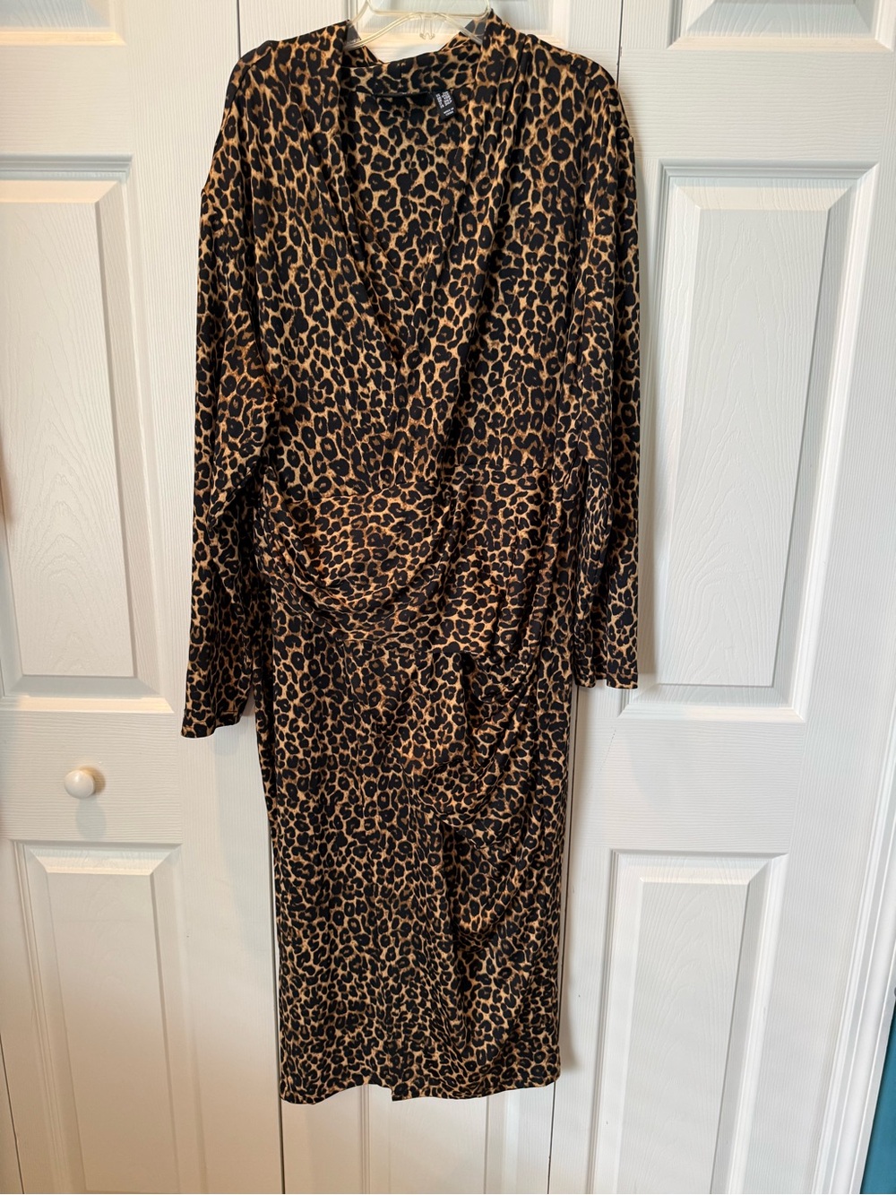 # Attitudes by Renee 2XP Leopard Print Bodycon Midi Dress